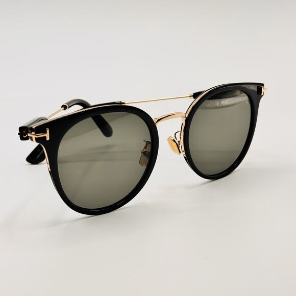 Tom Ford Sunglasses TF1244-K 01A Womens Black Round Frame Gray Lens 54-22-145 main image 14